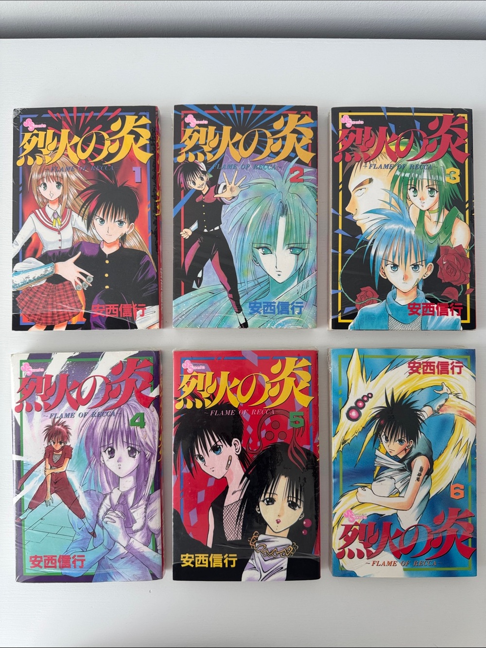 烈火の炎 Flame of Recca Vol 1-6